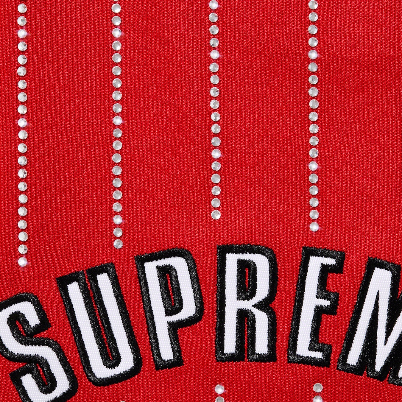 Rhinestone Stripe Basketball Short view 3